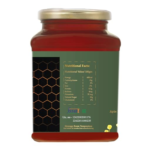 ORGBLENDZ-Certified Organic Raw unprocessed Kashmir Wild Acacia Honey Food Care INDIA