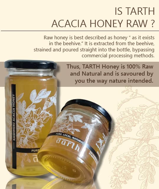 Tarth Raw Kashmiri Acacia Honey (250g) Food Care INDIA