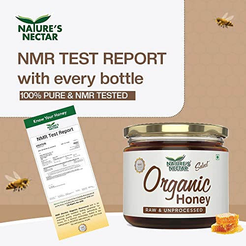 Nature's Nectar Raw Organic Honey 400g Food Care INDIA