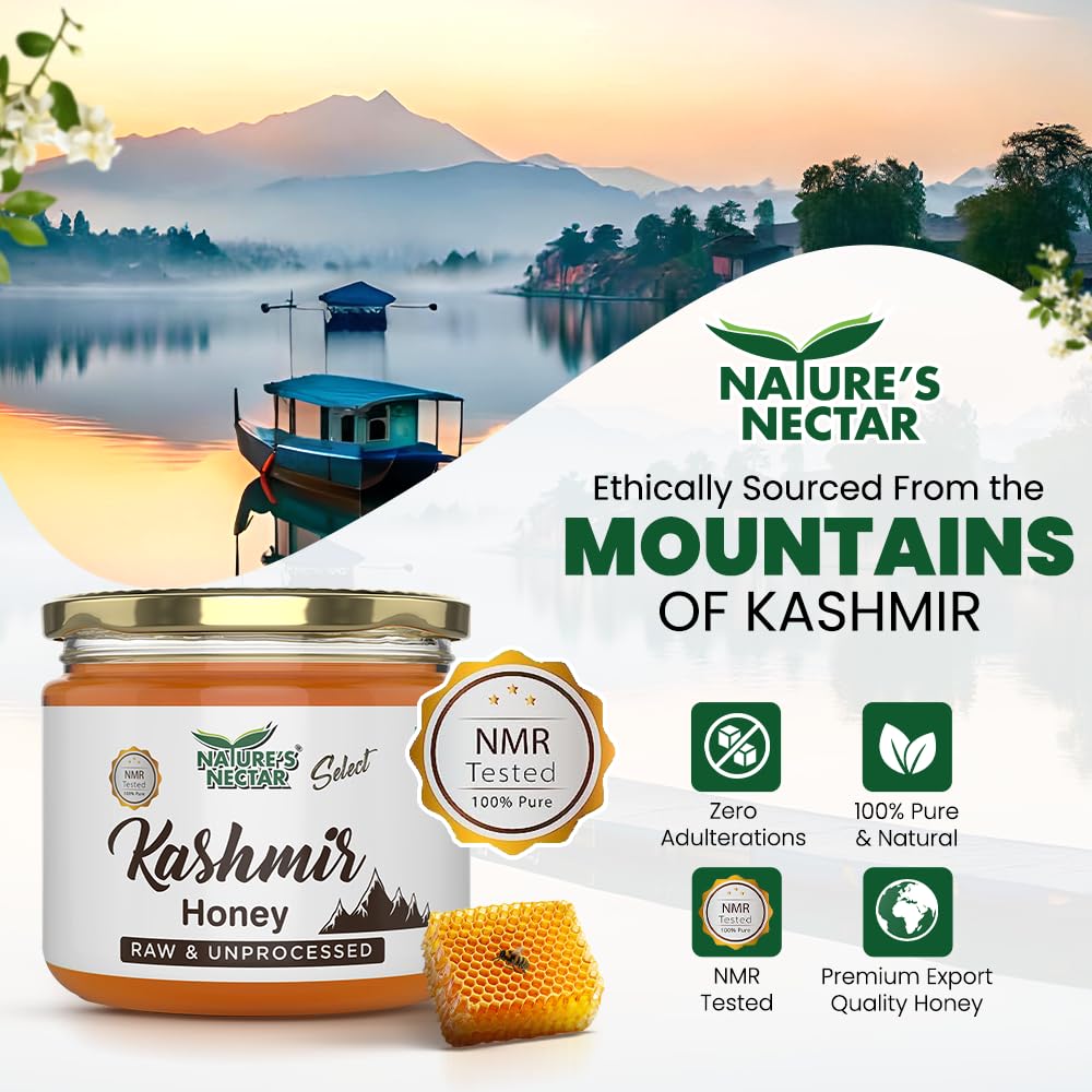 Nature's Nectar Kashmir Acacia Honey 400gm Food Care INDIA