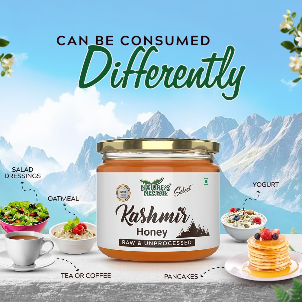 Nature's Nectar Kashmir Acacia Honey 400gm Food Care INDIA