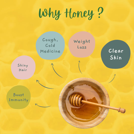 Village Company Organic Lemon Honey 500GM