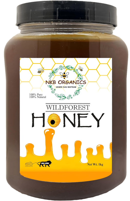 NKB Organics - Raw Organic Wild Forest Honey Food Care INDIA
