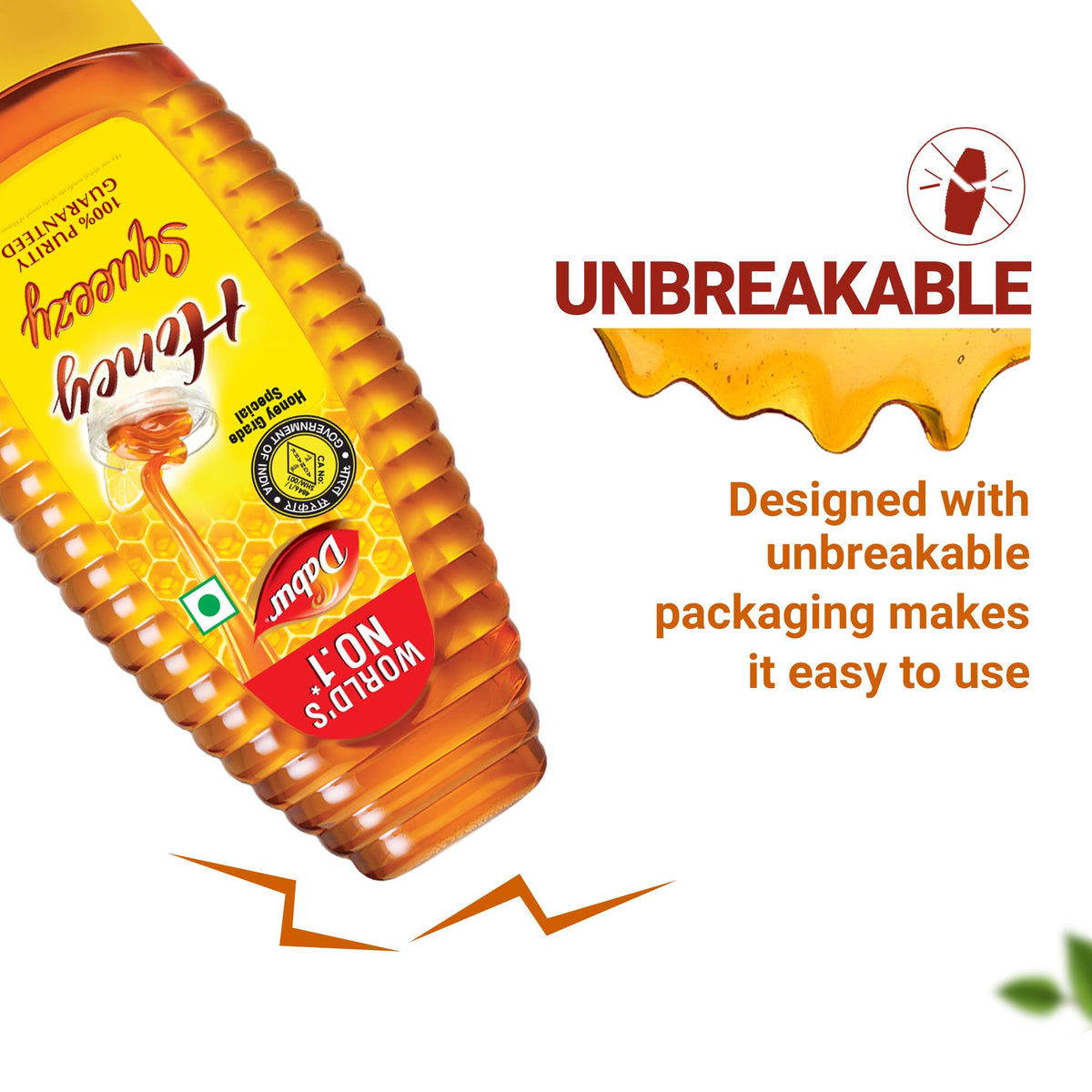 Dabur Honey Squeezy Pack 800g (400gx2, Pack of 2) Food Care INDIA