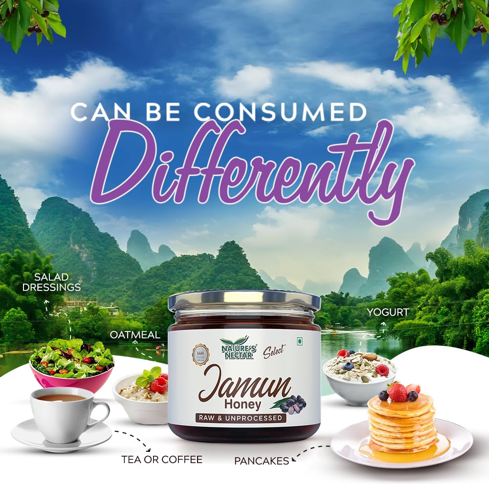 Nature's Nectar Raw Jamun Honey 400gm Food Care INDIA