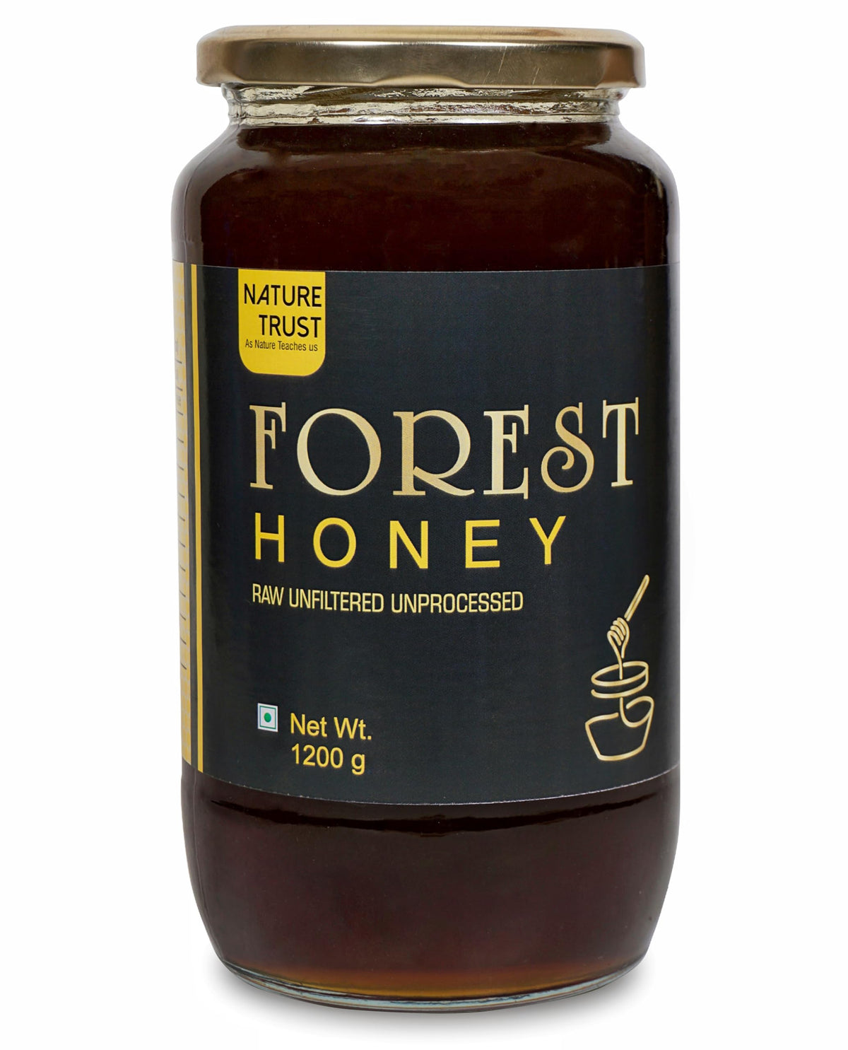 Nature Trust Raw Organic Forest Honey Food Care INDIA