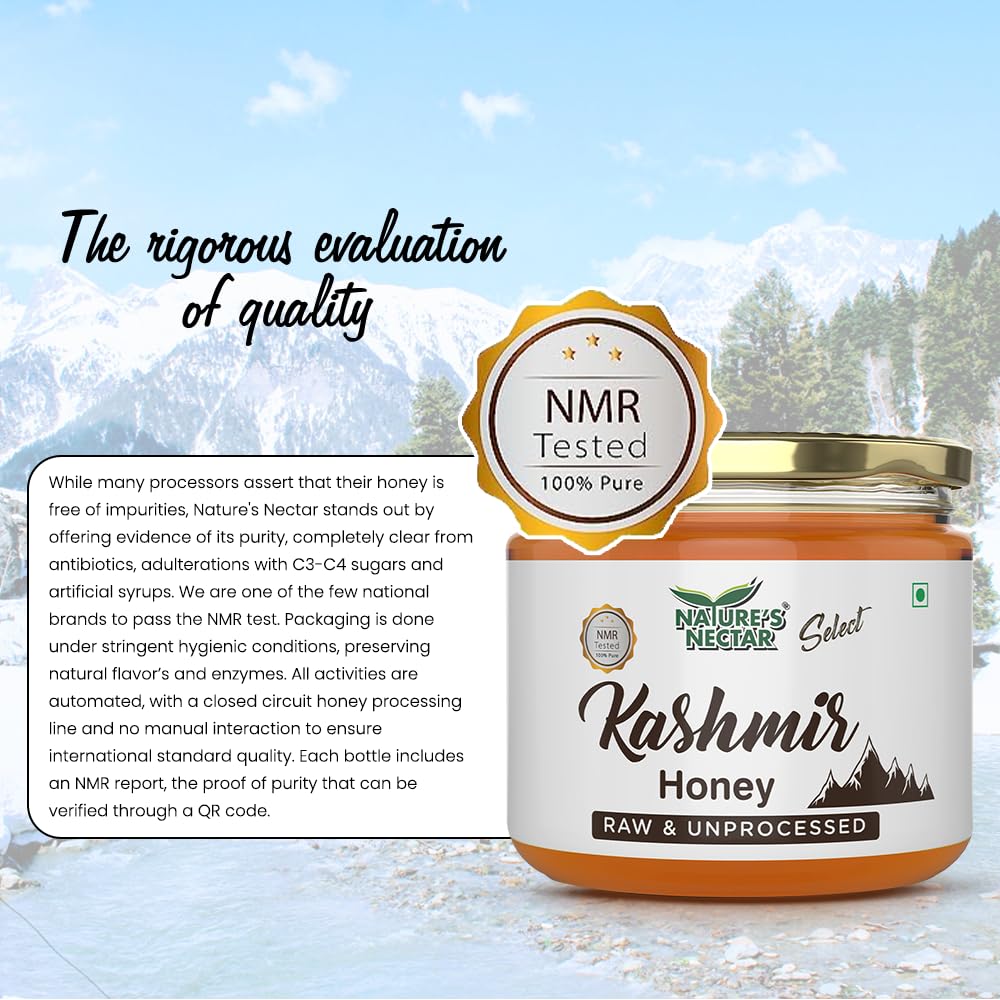 Nature's Nectar Kashmir Acacia Honey 400gm Food Care INDIA