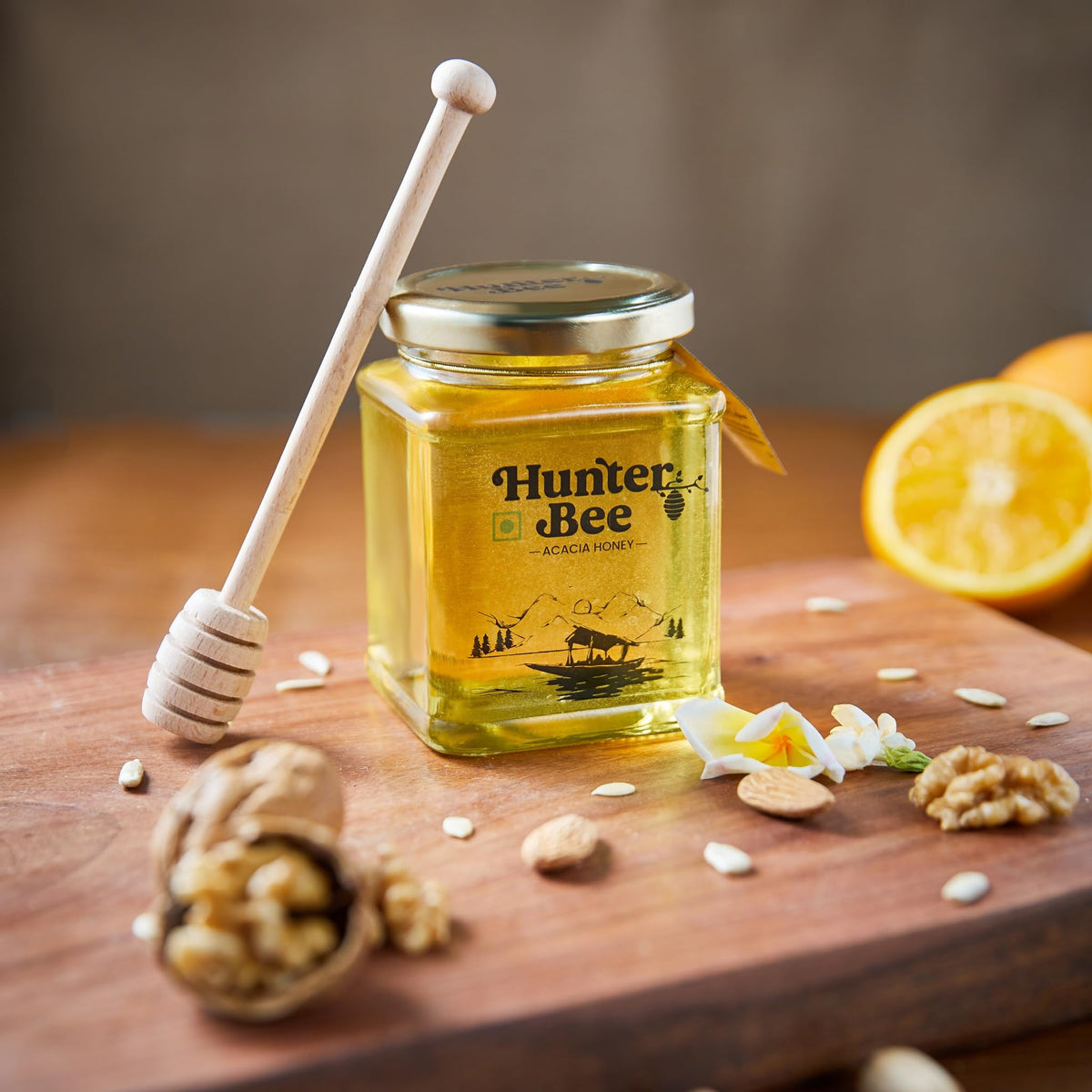 Hunter Bee Kashmir Acacia Honey Food Care INDIA