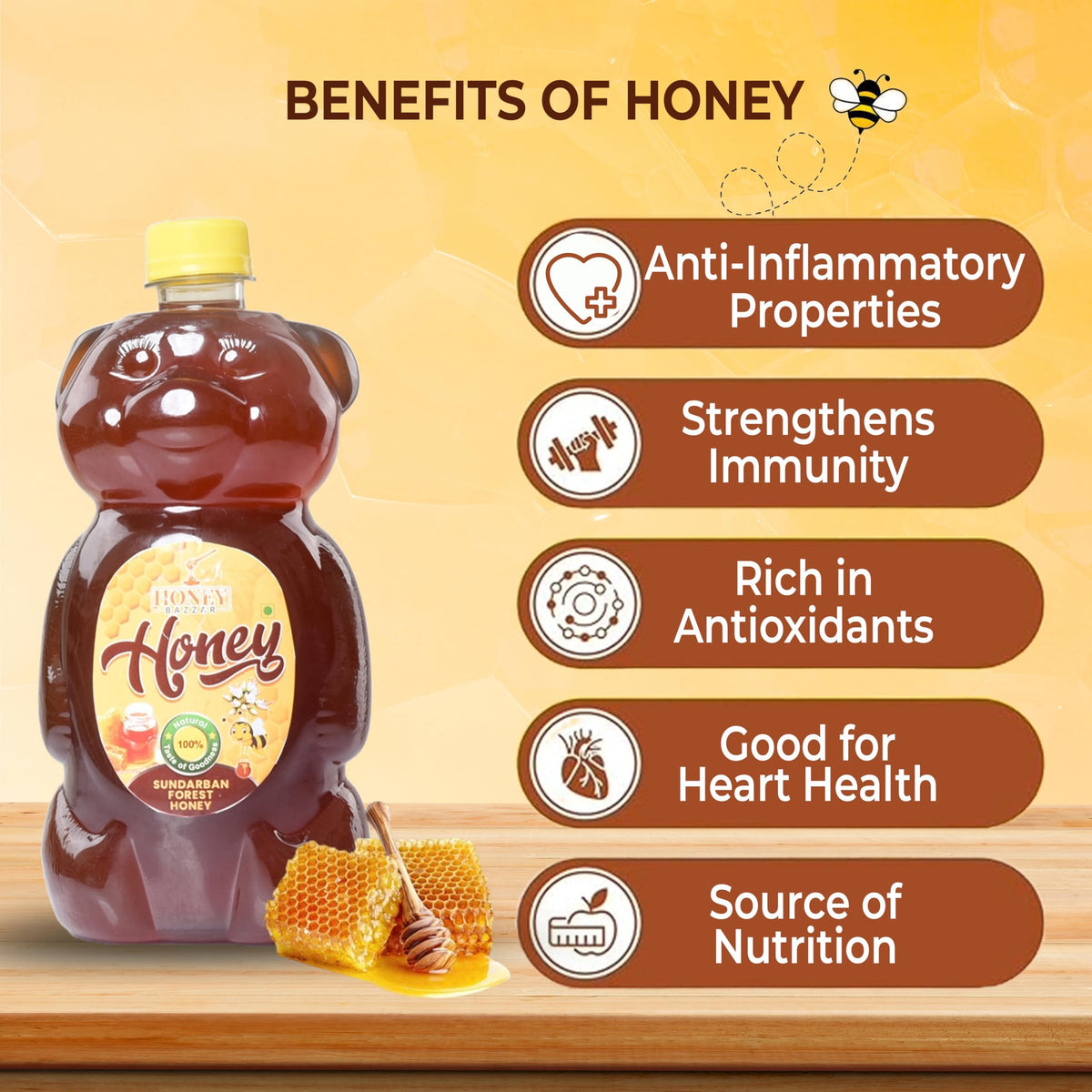 HONEYBAZZAR SUNDARBAN Forest Honey Food Care INDIA