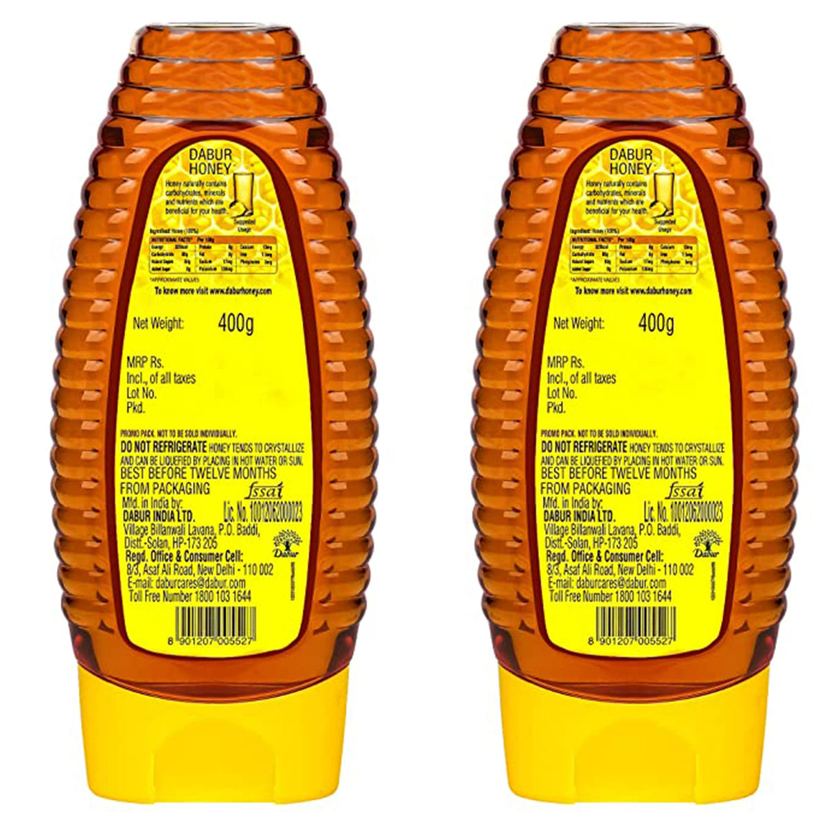 Dabur Honey Squeezy Pack 800g (400gx2, Pack of 2) Food Care INDIA