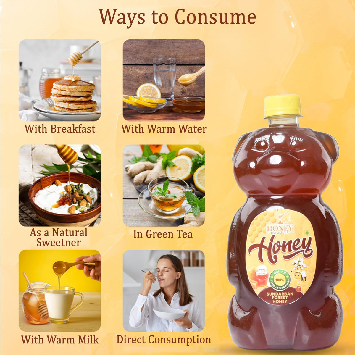 HONEYBAZZAR SUNDARBAN Forest Honey Food Care INDIA