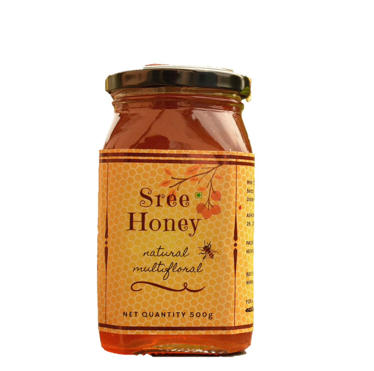 Sree Honey Sree Pure Natural Forest Bee Honey, 500gm Food Care INDIA