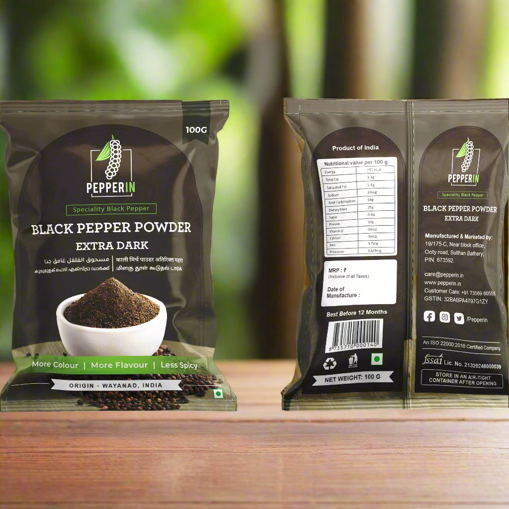 Black Pepper Extra Dark Food Care INDIA