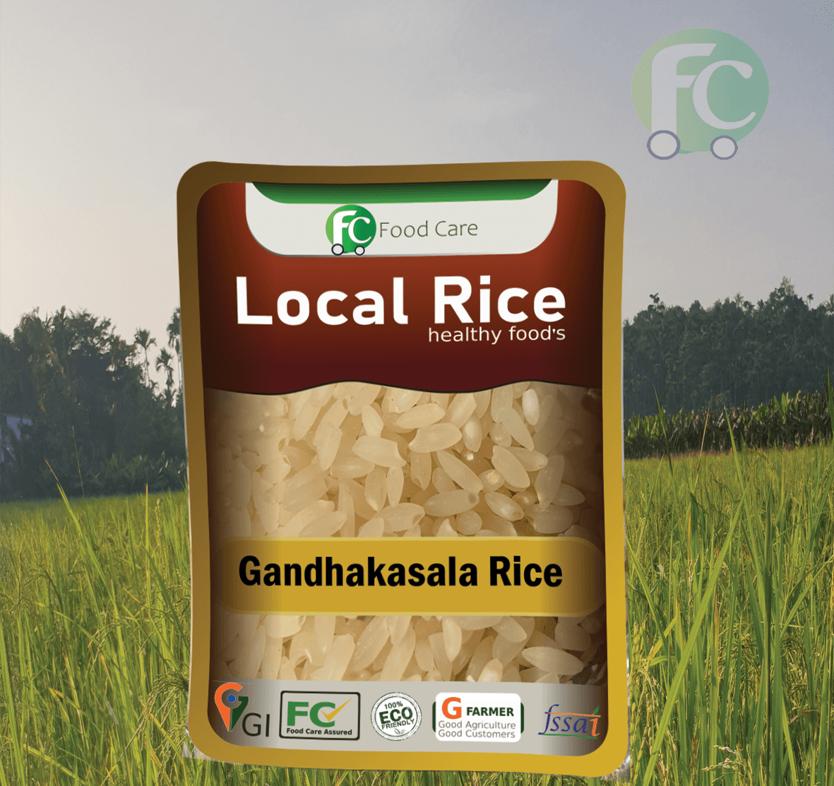 Gandhakasala GI Rice Food Care INDIA