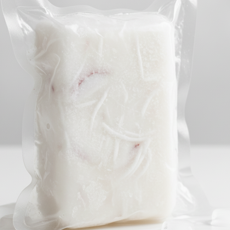 frozen tender coconut pulp 100kg Food Care INDIA