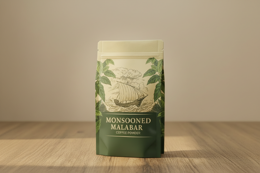 Monsooned Malabar Coffee powder 250 gm - 500 gm Food Care INDIA