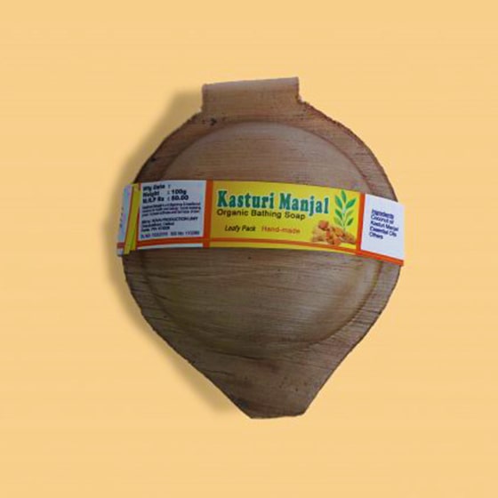 Kasturi Manjal Organic Handmade Origin Special Soap 100g pala Nextztore INDIA | Store