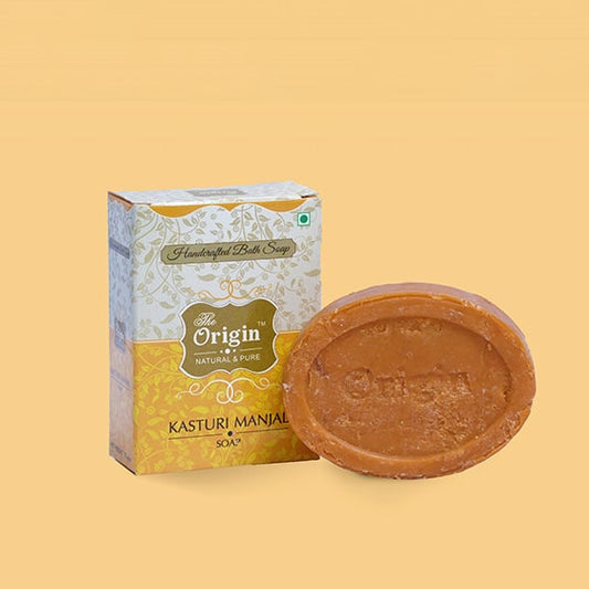 Kasturi Manjal Organic Handmade Origin Soap 125g Nextztore INDIA | Store