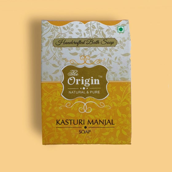 Kasturi Manjal Organic Handmade Origin Soap 125g Nextztore INDIA | Store