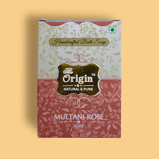 Multani Rose Organic Handmade Origin Soap 125g Nextztore INDIA | Store
