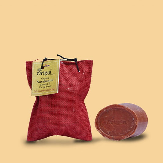 Navakanthi Organic Handmade Origin Soap 150g Jute Bag