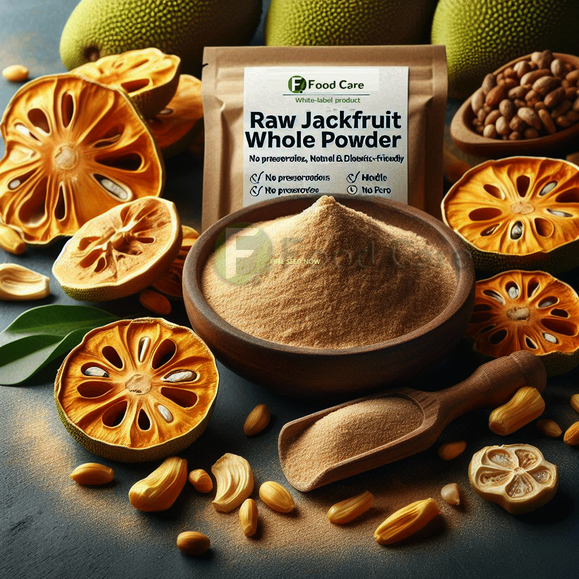 Dried Raw Jackfruit Whole Powder Food Care INDIA