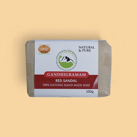 Red Sandal Organic Handmade Origin Soap 100g Nextztore INDIA | Store