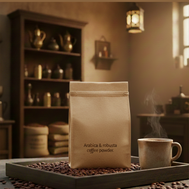Arabica and Robusta coffee