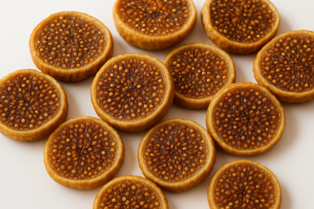 dried fig ,round cutted