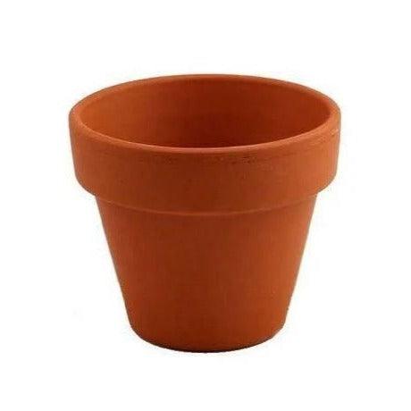 Clay Flower Pot - 10 Nos Pack Food Care INDIA