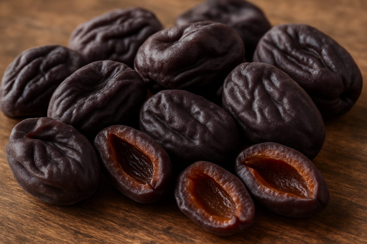 Velvety Soft Dried Prunes