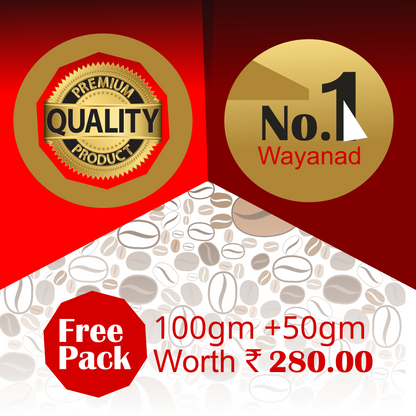 Wayanadan Coffeee 50 gm + 50gm Masala coffee - Free Sample
