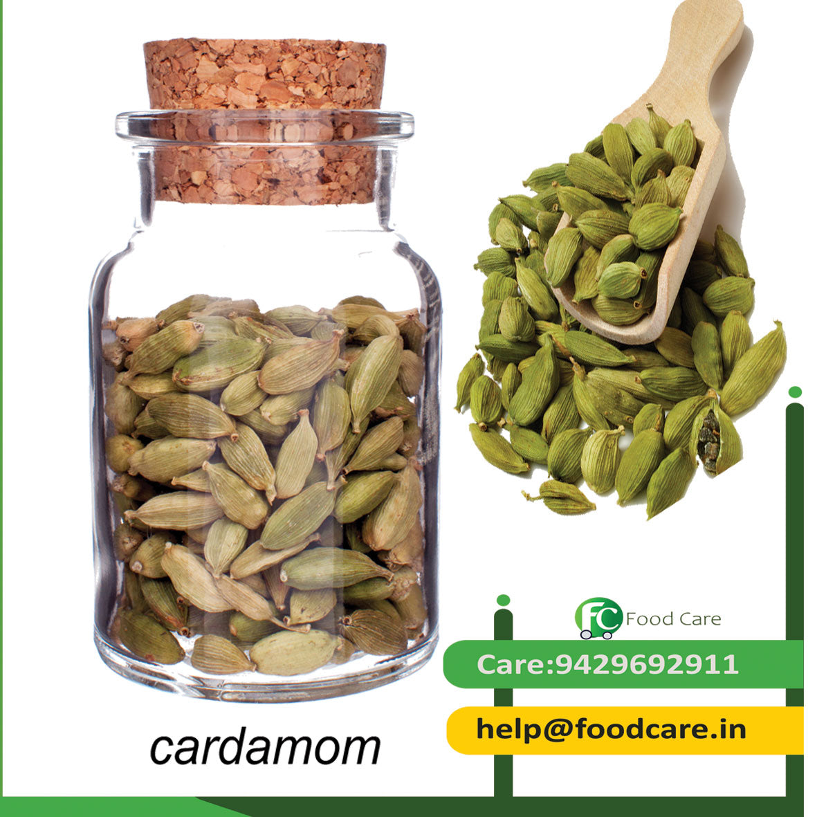 Cardamom 150 gm - Selected