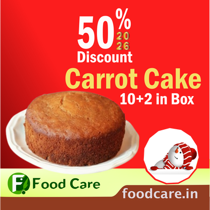 Kerala Special Carrot Cake 10+2 free in Pack