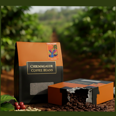 Chikmagalur Coffee beans 250 gm -500 gm Food Care INDIA