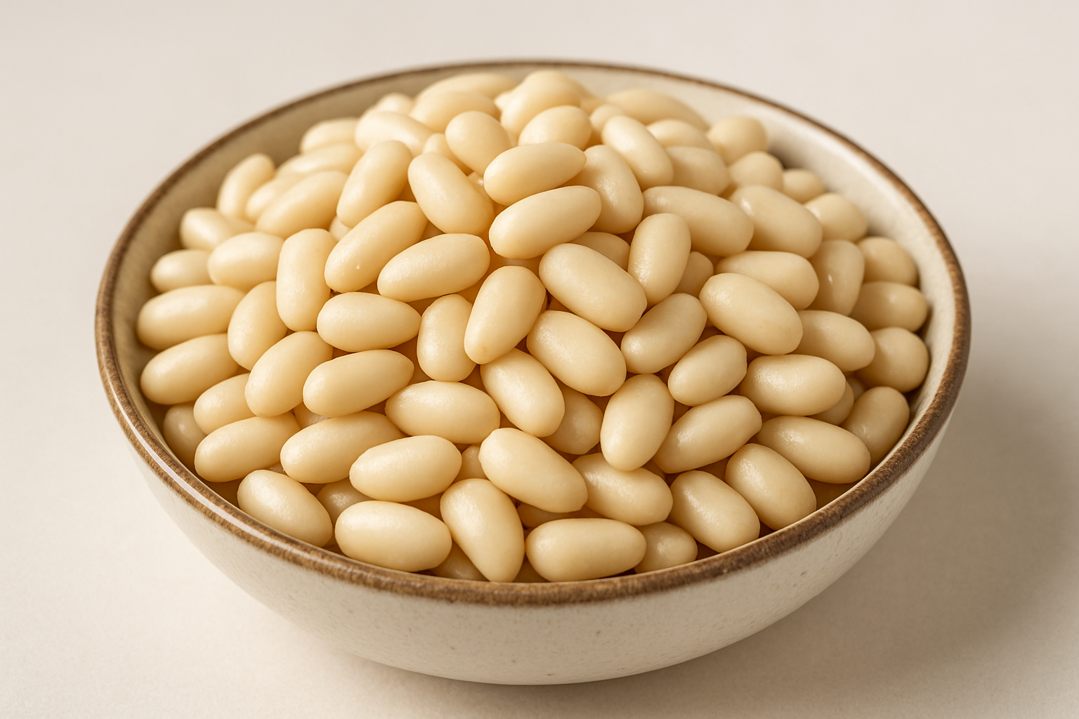 Deluxe Pine Nuts (Without Shell) in a bowl