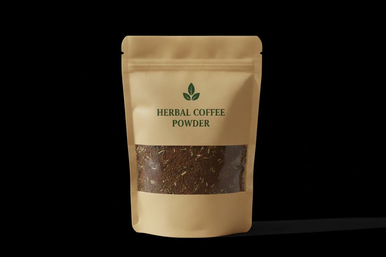 herbal coffee powder
