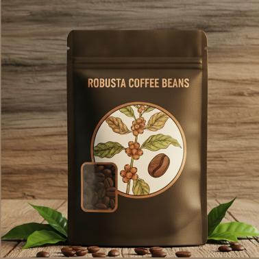 Robusta Coffee (strong and bold) beans 250 gm-500 gm Food Care INDIA