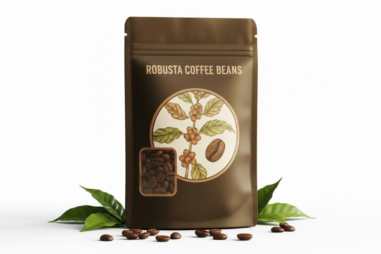 Robusta Coffee (strong and bold) beans 250 gm-500 gm Food Care INDIA