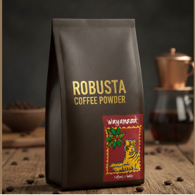 Robusta Coffee (strong and  bold) powder 250 gm -500 gm Food Care INDIA