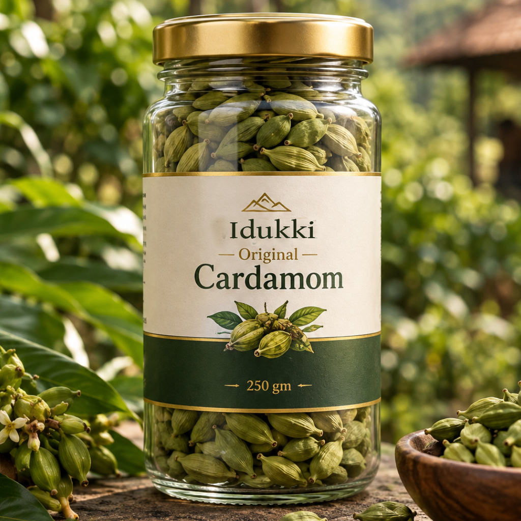 Idukki Cardamom FDCA AI selected 250gm Food Care INDIA